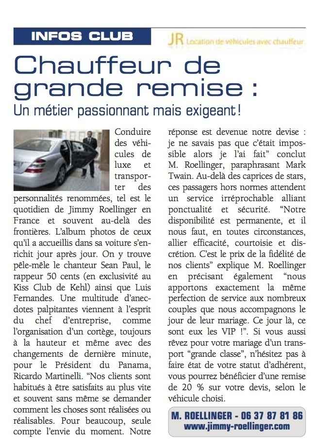 Dans la presse - Jimmy Roellinger